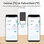 Tuya WiFi/Zigbee Smart Temperature Humidity Sensor Outdoor IP65 Waterproof APP Remote Monitoring Works With Alexa Google Home